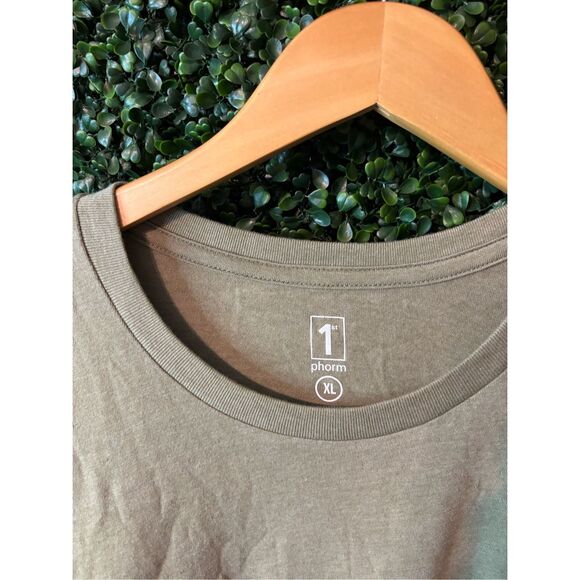 1st Phorm Size X-Large Olive Green Short Sleeve Crew Neck Graphic Tee NWT - Picture 2 of 4